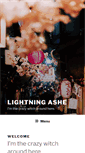 Mobile Screenshot of lightning-ashe.com