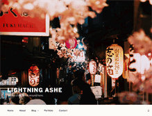 Tablet Screenshot of lightning-ashe.com